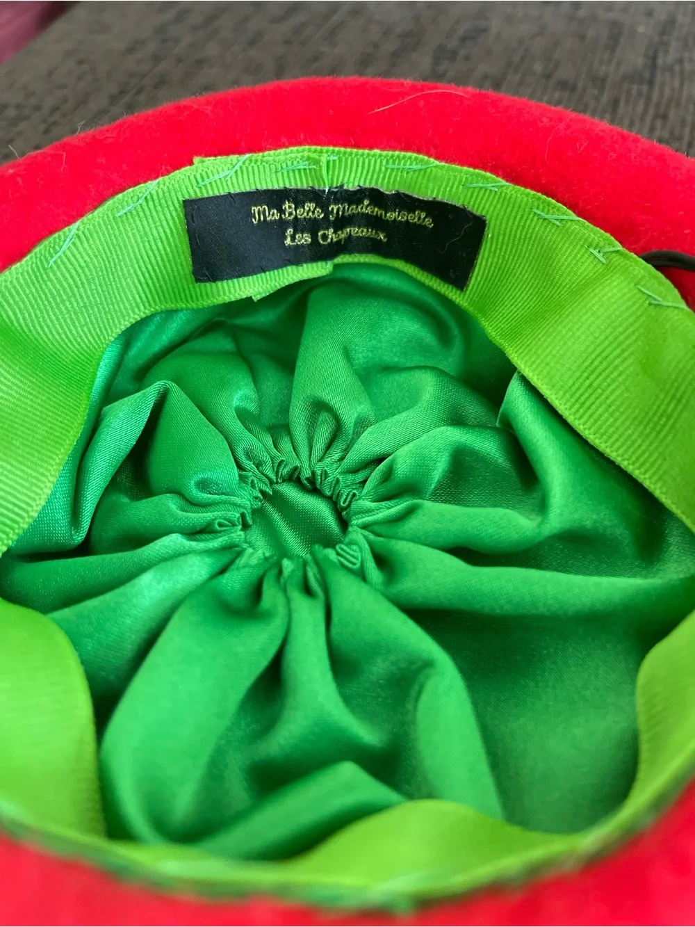 RARE Red Kids Butterfly Accent Hat - Muse Design